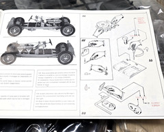 Pocher Alfa Romeo Spider Touring Gran Sport 1932 1:8 Scale Model Kit Incomplete