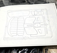 Pocher Alfa Romeo Spider Touring Gran Sport 1932 1:8 Scale Model Kit Incomplete