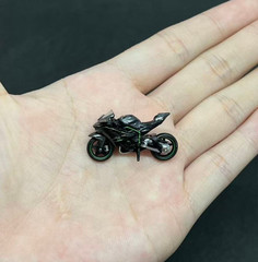 1/64 Motorcycle Motorbike KAWASAKI for 1:64 Miniature Figure Car Mini Diorama