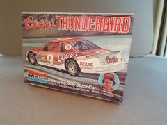 Coors Thunderbird Stock Car Bill Elliott Monogram #2244 Model Open Box New (Read