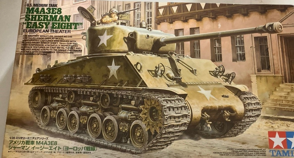 TAM35346 1:35 Tamiya M4A3E8 Sherman “Easy Eight”