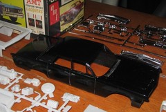 AMT 1965 Lincoln Continental HT Hardtop Kit 6425 Box Body & New Cvt Parts 65
