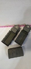 Built Painted 1/35 Scale WW2 US Army GMC CCKW 353 Cargo Truck Military Lot 2 Pcs