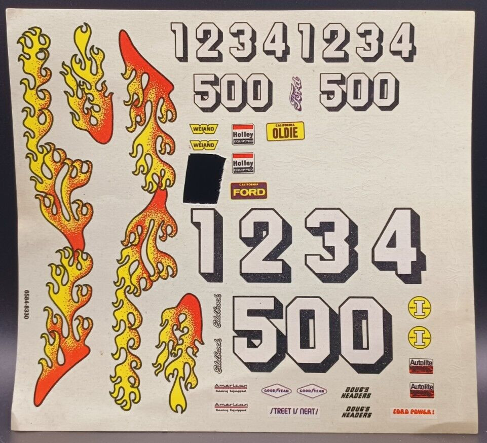 AMT/ERTL | No. 6584 | 1:25 1957 Ford Decals