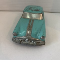 1953 Pontiac Chieftain Promo Metal Model Car Bank by Banthrico Autobank Teal
