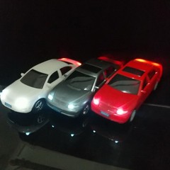 Model Car Sandtable Car 20mA Color Model Car 12V 1:150 Colors Random LEDs