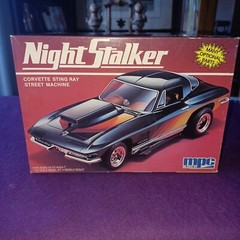 MPC/ERTL NIGHT STALKER CORVETTE STING RAY MODELING KIT #6361 NEW/ OPEN BOX