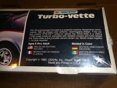 VINTAGE SNAP FIX MODEL KIT CHEVROLET CORVETTE TURBO VETTE NEW SEALED 1980 TX USA
