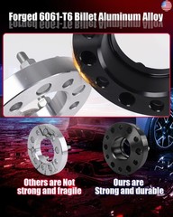 FLYCLE 6 Lug 6×5.5 Hubcentric Wheel Spacers for 1999-2026 Chevy Silverado 1500,