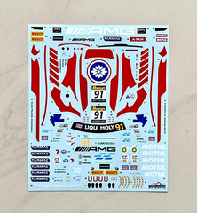S.K. Decals SK24170 1:24 Mercedes AMG GT Evo IGTC Bathurst 12H 2022 Decal Sheet