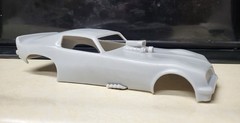 1/24 scale resin 3d printed Pontiac Trans Am funny car drag body model slot car
