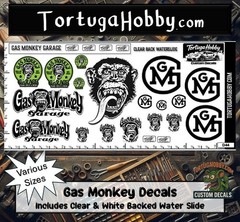 Gas Monkey Sponsorship Decals – Models, Pine Cars, Derby, R/C Water Slide