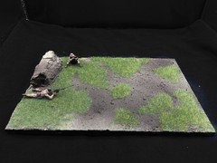 1/35 Scale Military Diorama Base Terrain Display Model Soldiers Figures Diecast