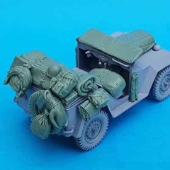 1/35 Resin Assembly Model Kit Russian Field Car Gaz 67B Accessories Set Model