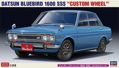 Hasegawa 20651 1/24 Scale Model Kit Nissan Datsun Bluebird 1600 SSS Custom Wheel