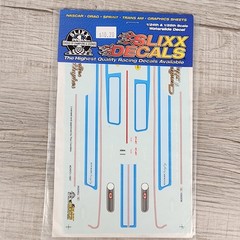 Slixx 1697 Candies & Hughes Cuda F/C Drag Waterslide Decal 1/24 Scale NASCAR