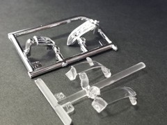 2021 Dodge Charger HELLCAT HEADLIGHTS from 1:25 AMT Model Kit