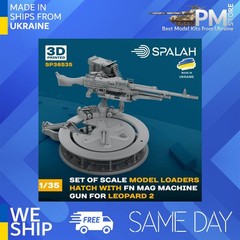 SPALAH 36535 1/35 Set of scale model “Loader hatch with machine gun FN MAG