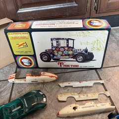 VINTAGE LOT MODEL KITS PLASTIC CARS HOT ROD PARTS and built body