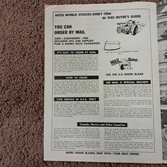 1966 Model Car & Model Racing News Also has Slot Cars Little Red Wagon Boss Mako