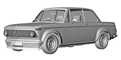 Hasegawa 1/24 Historic Car Series BMW 2002 Turbo Plastic Model HC24 Japan Hobby