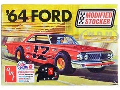 SKILL 2 MODEL KIT 1964 FORD GALAXIE “MODIFIED STOCKER” 1/25 SCALE BY AMT AMT1383