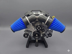 Ford Mustang Dark Horse V8 Model Engine FDM 3D Printed Vroom Vroom Vroom