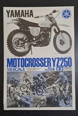 Tamiya 1/6 Big Scale Yamaha Motocrosser YZ250 RARE Kit #16011 First Release 1977