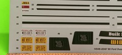 1980 Ford Dually 6 Wheel Drive 4×4 1/25 Decal Sheet Dash Ranger F250 Emblems