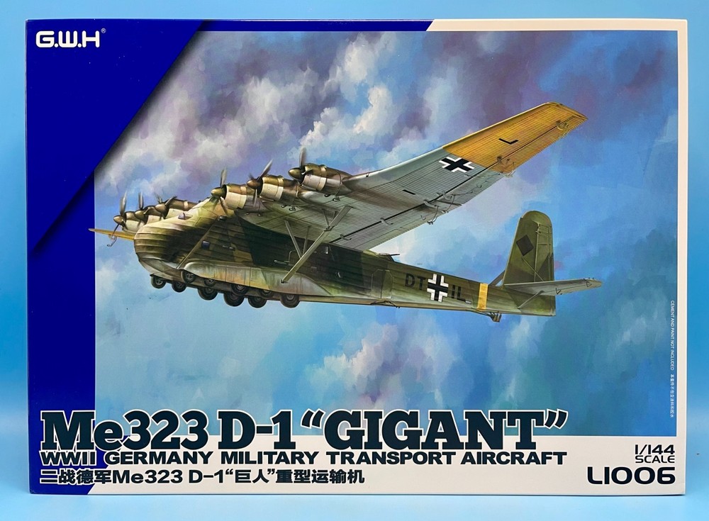 Great Wall Hobby 1/144 WWII Germany “Gigant” L1006 Me323 D-1 / L1007 Me323 E-2