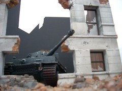 Dioramas Plus DP3 Sneak Attack 1/35 Scale Model Building Ruins Kit See Photos!
