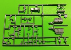 1947 Chevy Motor Moebius Galaxie 1/25 Engine 216 Stovebolt Inline 6 46 48