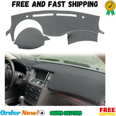 Dash Cover Mat Custom Fit for Infiniti G25 G25X G35 G35X G37 G37X 2008 2009