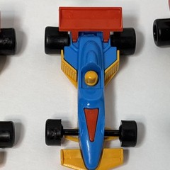 Lot Of 6 1970’s Bruder Plastic Miniature Formula 1 Race Car Made In Germany