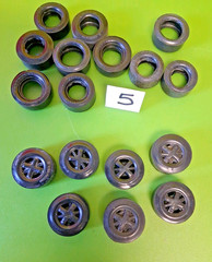 LOT OF 17 GOODYEAR BLUE STREAK SPECIAL MODEL KIT TIRES *MOSTLY NEW*