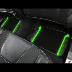 Leather Steering Wheel Cover and Waterproof Car Floor Mats,Microfiber Universal