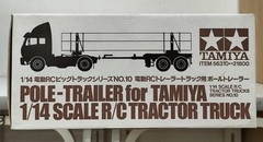 RC Truck 1/14 Model Pole Trailer TAMIYA