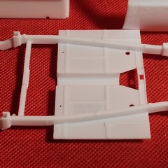 Body Shell & Frame 1977 Chevy Custom Pickup 1:25 Scale Model Car Part Revell