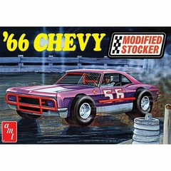 AMT1183 – 1/25 Scale Model Kit 1966 Chevy Impala Modified Stocker New Sealed Box