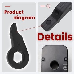 1-3 Inch Leveling Lift Kit Torsion Bar Keys with Shock Extenders Brackets