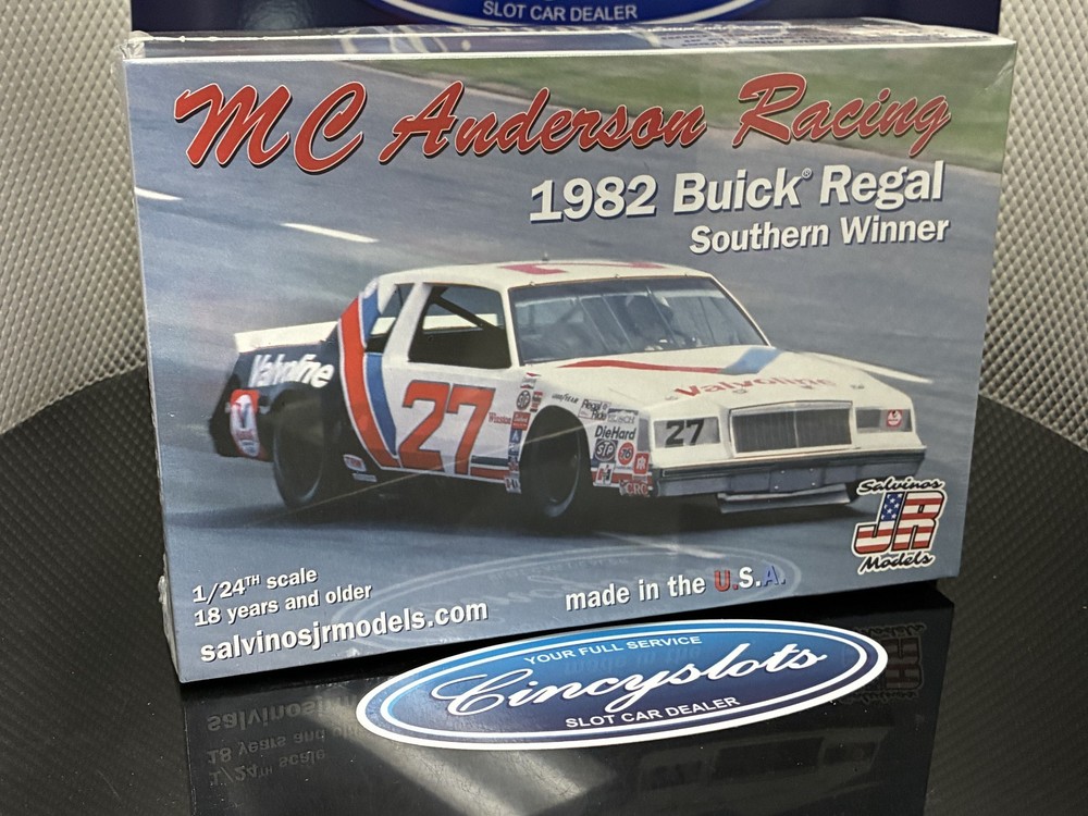 Salvino’s JR MCAB1982DA 1/24 Cale Yarborough 1982 Buick Regal South Winner Model