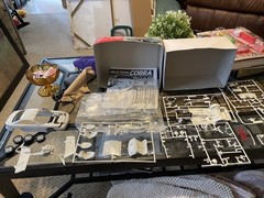 AMT ETRL 1:25 ’67 MUSTANG FASTBACK MODEL KIT Lot & Started SVT Mustang Cobra