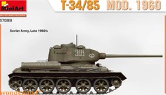 MINIART 37089 1/35 Scale T-34/85 MOD. 1960 Model Kit