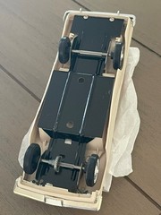LOOK! 1959 Chevrolet Nomad Station Wagon Dealer Promo Car, Cream/Gold – Friction
