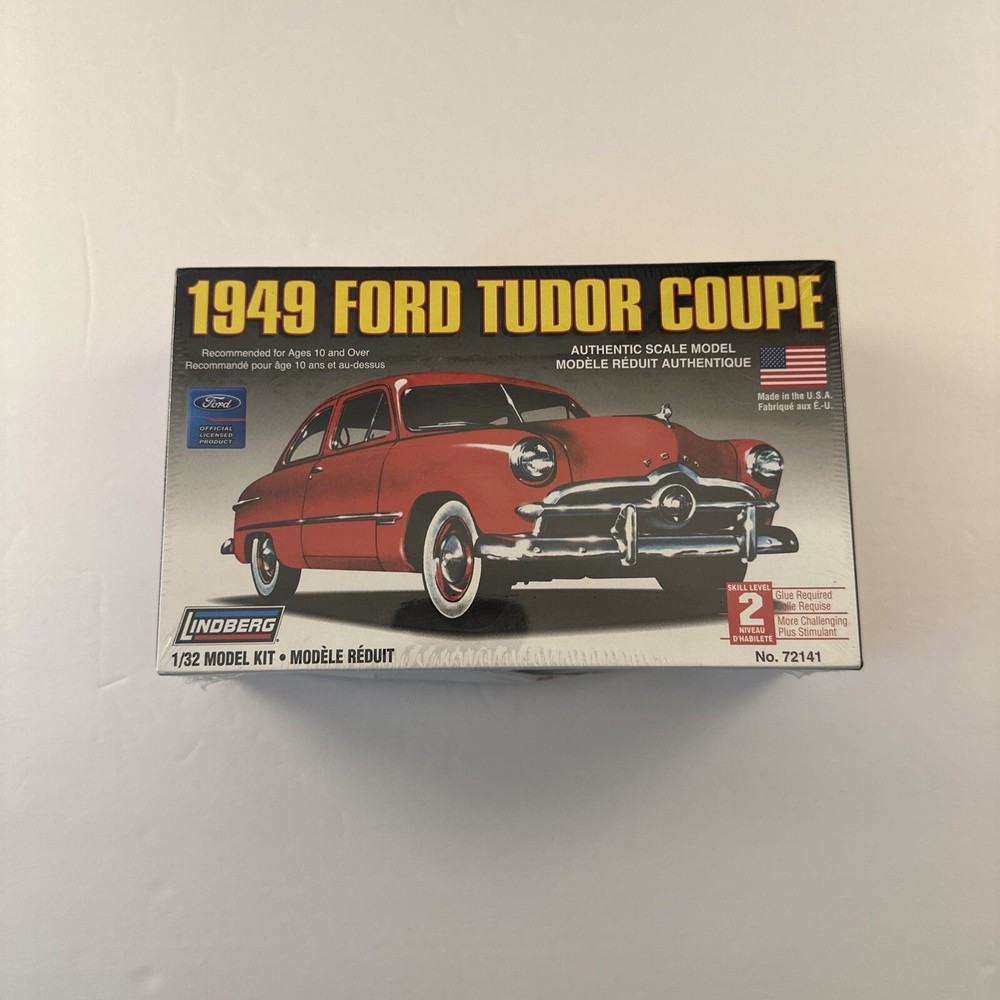 1949 Ford Tudor Coupe 1/32 Scale Model #72141 Lindberg sealed Package ￼￼