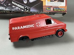 1978 Revell Paramedic Van Electronic Action Kit 1/20 Model H-800 Built Parts IOB