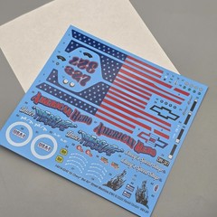 Monogram Revell 1/24 1956 56 Chevy Bel Air Parts Kitbash Street Machine Decals