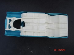 AMT 1/25 57 Chevy Exhaust Deleted Resin Cast Pro Street Chassis