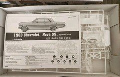 Moebius 1963 Chevy Nova SS Coupe 1:25 scale model car kit 2319