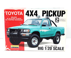 Toyota 1992 4X4 Pickup Truck 1/20 Lindberg Vintage Model Kit #72506